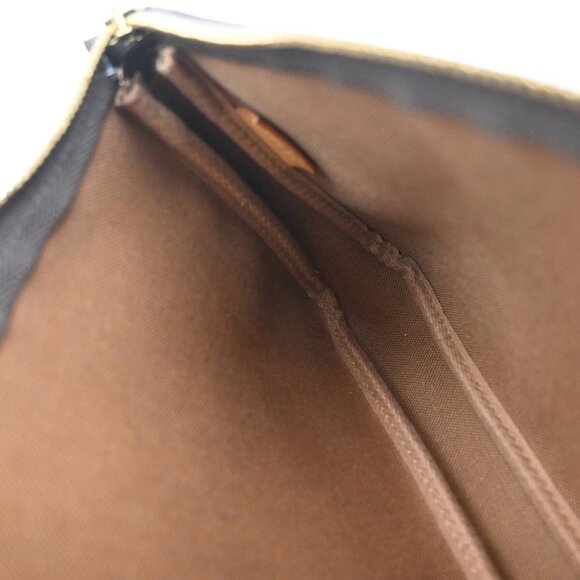 LOUIS VUITTON Pochette Accessoires Hand Bag Monogram Leather BN - Picture 13 of 14